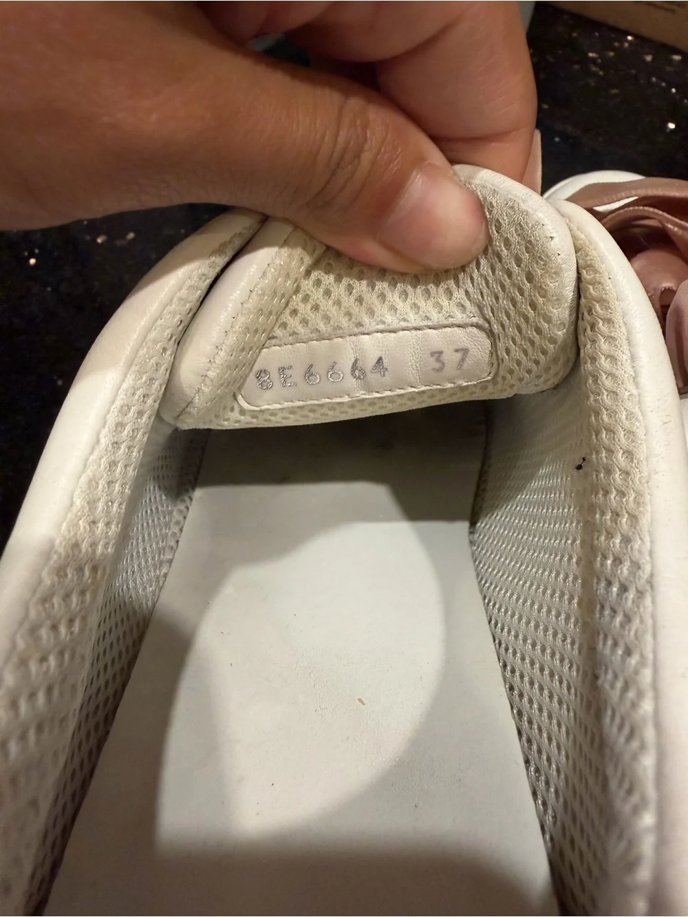 Fendi White Leather Logo Sneakers Pink Velvet Laces EU 37 Italy Balletcore